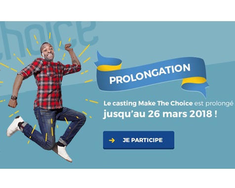 Prolongation du casting jusqu’au 26 mars !