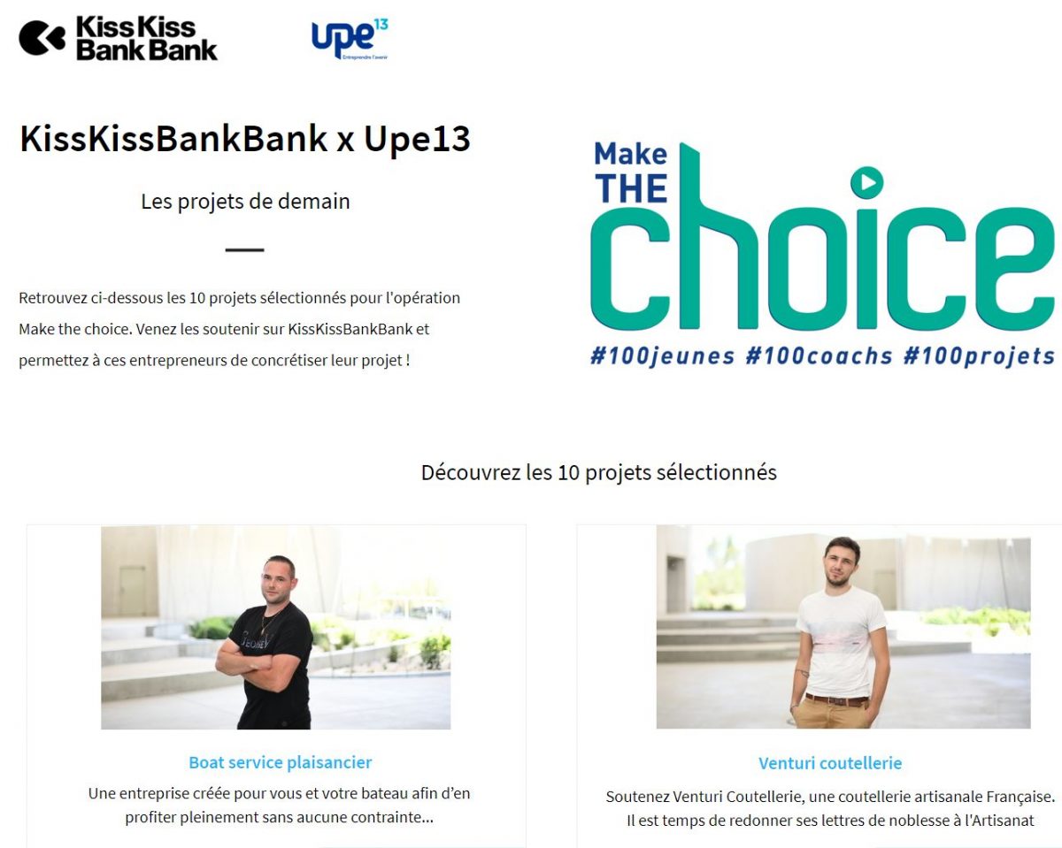 SOUTENEZ NOS FINALISTES « THE CHOICE » !