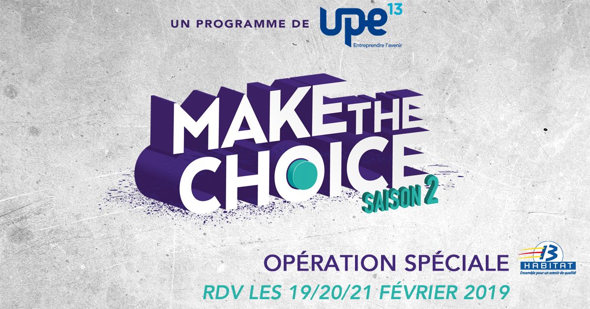 Tournée-casting « Make the Choice » les 19/20/21 février 2019