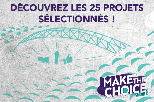 Retrouvez les 25 projets sélectionnés !